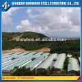 Showhoo China pre-hechos de acero galvanizado galpón granja de aves de corral en malasia